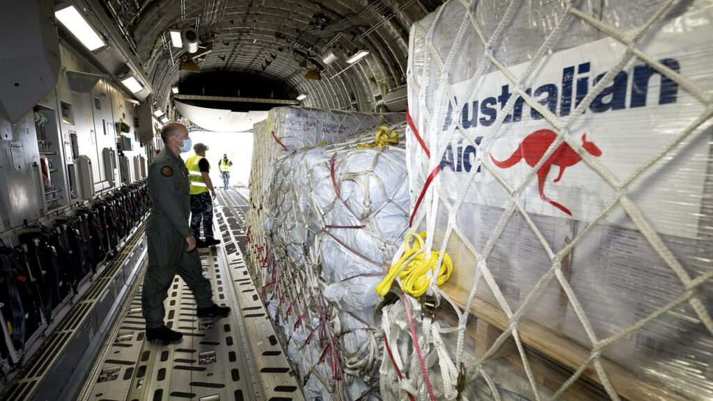 Defence Minister Peter Dutton said Australia would send more planes to help with Tonga’s recovery.