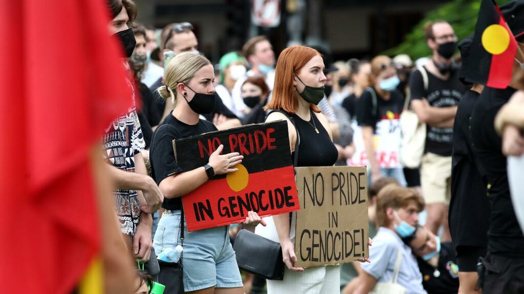 Invasion Day rallies are being held across the country, including Brisbane.