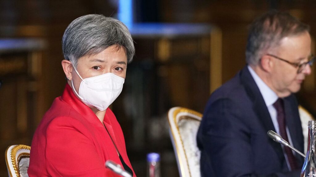 Penny Wong will make a visit to Fiji for talks with the Pacific nation’s prime minister.