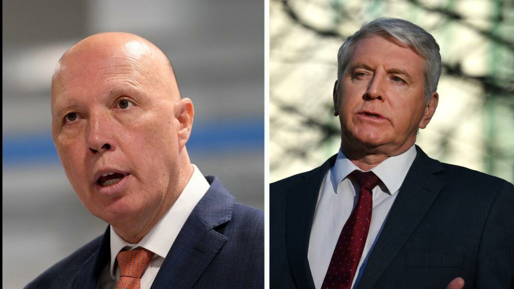 Defence Minister Peter Dutton has debated Labor’s Brendan O’Connor at the National Press Club.
