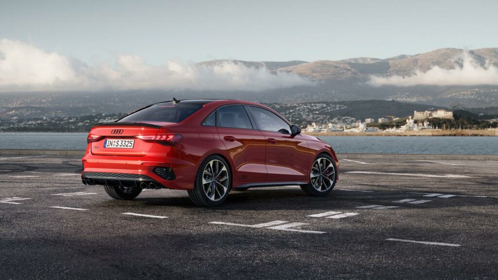 Like the A3 sedan it is based on, Audi’s S3 sedan can cater for four adults and boast a large boot.