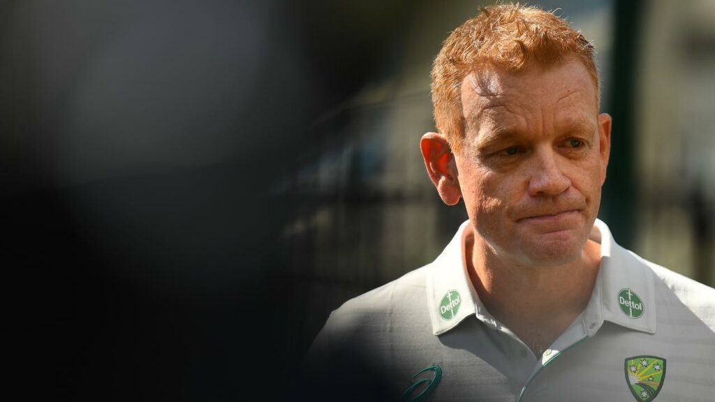 Cricket Australia coach Andrew McDonald will miss the start of the Sri Lanka tour because of COVID.