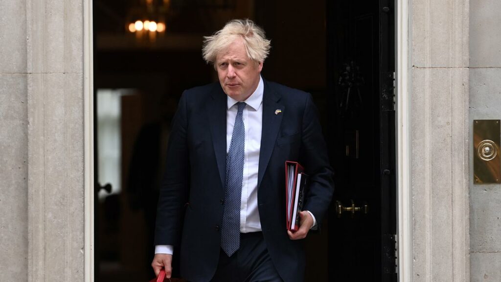 British Prime Minister Boris Johnson is expected to face a vote of confidence.

