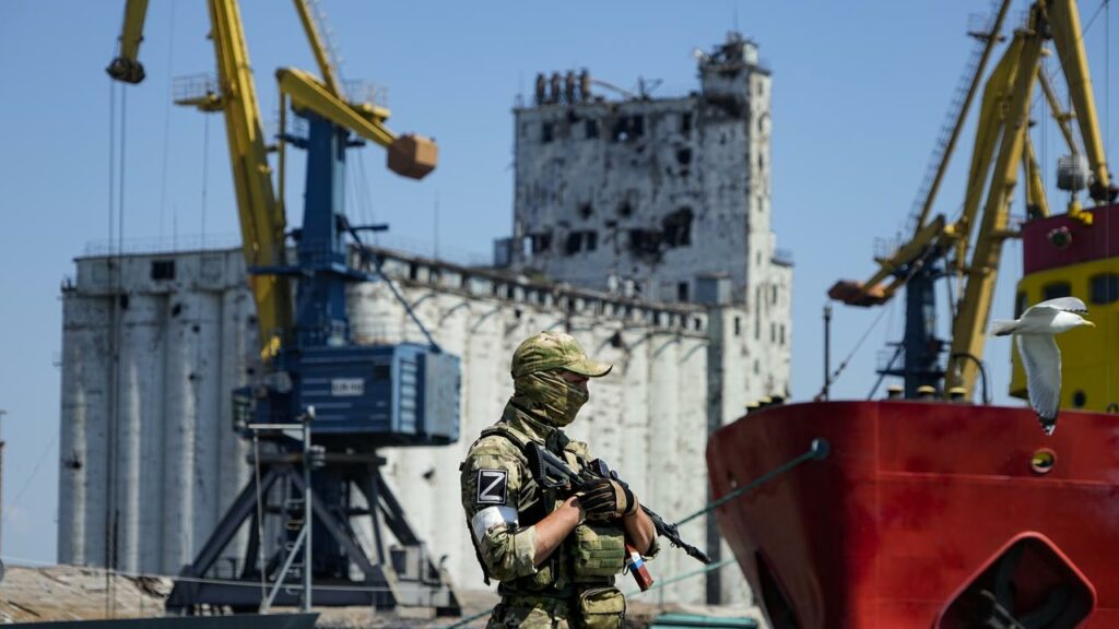Before Russia’s invasion, sea ports accounted for about 80 pct of Ukraine’s agricultural exports.