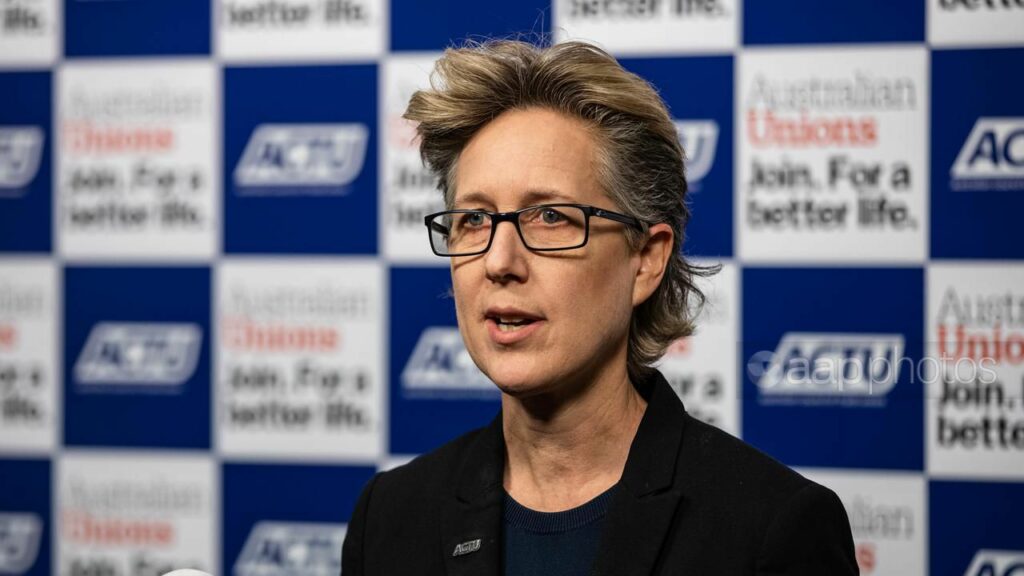 ACTU secretary Sally McManus says the enterprise bargaining system is due for an overhaul. (Diego Fedele/AAP PHOTOS)