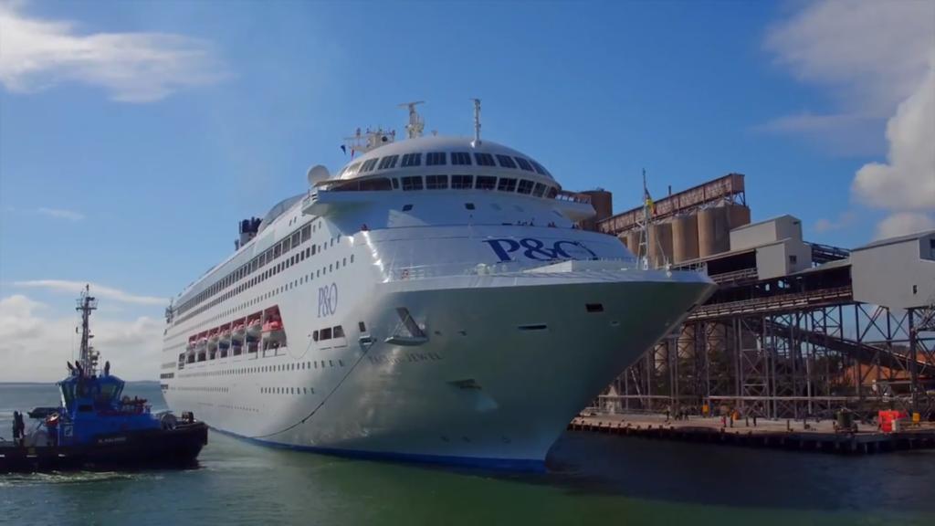 P & O ‘s Pacific Jewel is one of 35 cruise ships that have visited Gladstone since 2016