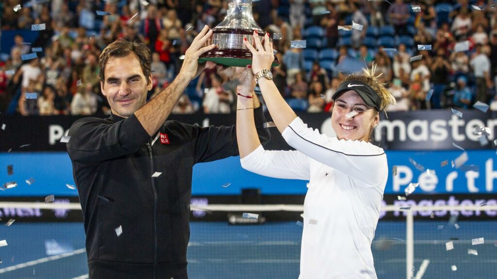 Switzerland’s Roger Federer and Belinda Bencic won the last Hopman Cup in 2019.