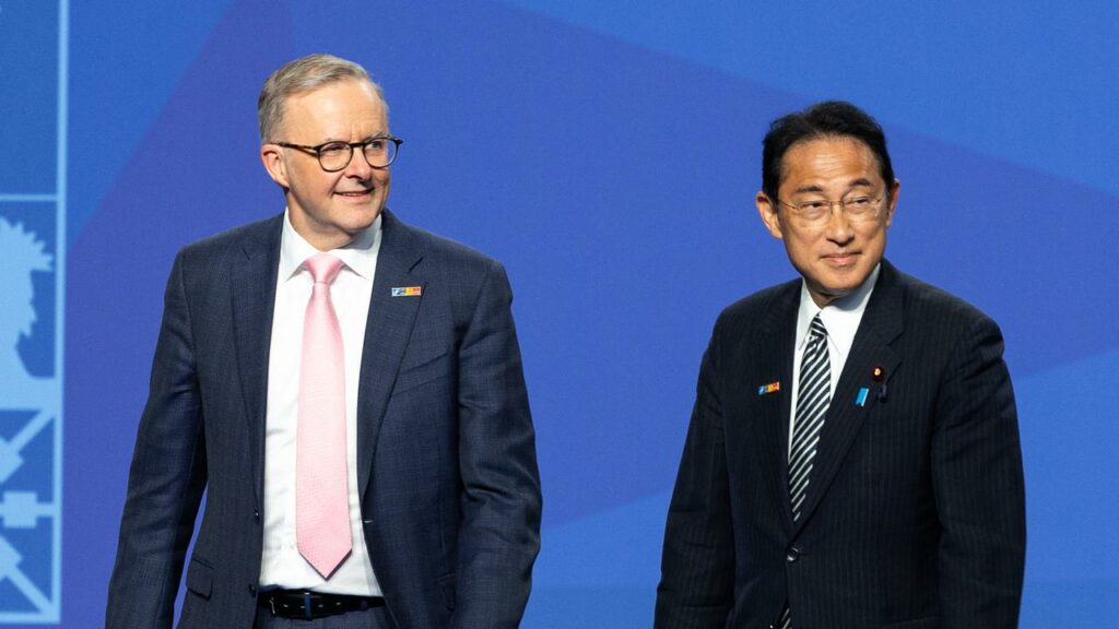 Energy and security are expected key issues in talks between Anthony Albanese and Fumio Kishida.