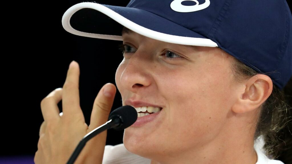 Iga Swiatek has paid tribute to Ash Barty, saying she helped inspire her rise to No.1