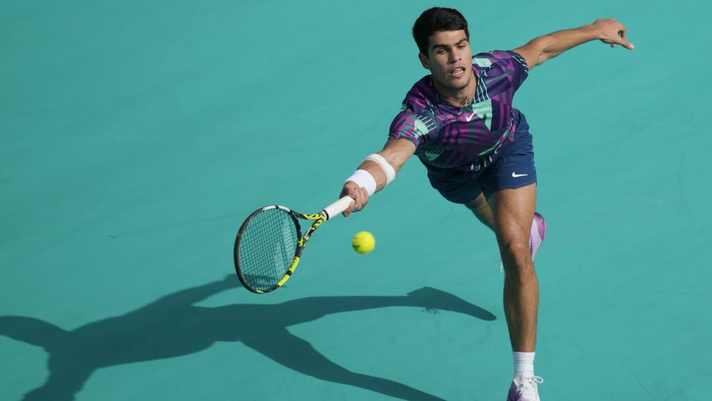 Carlos Alcaraz will play at a charity event at Rod Laver Arena next week.