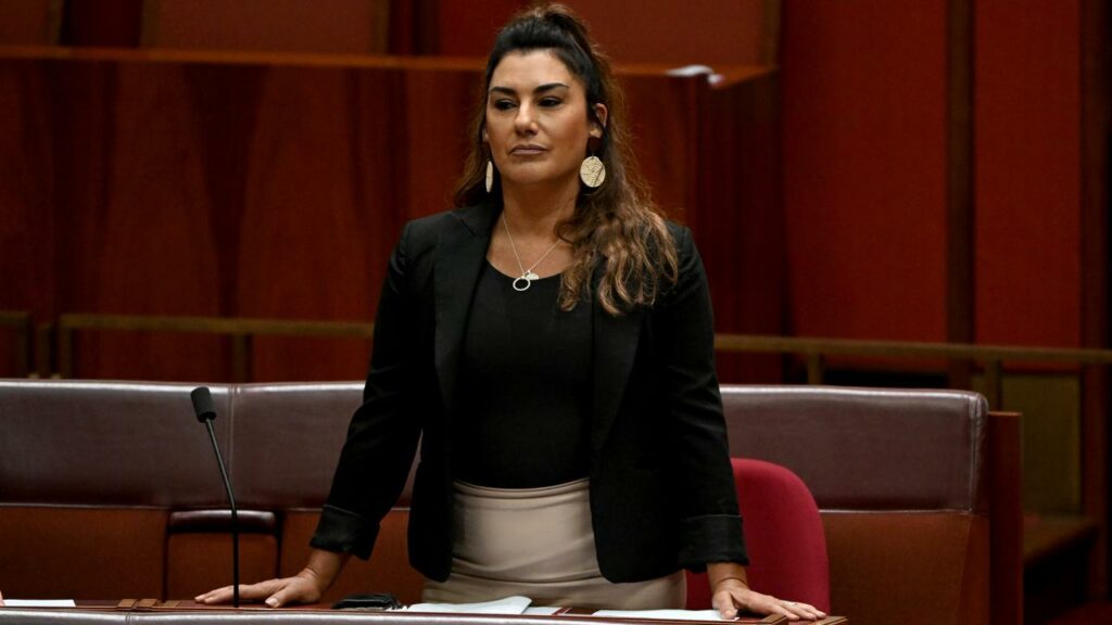 Indigenous independent senator Lidia Thorpe is unsure if she will back the voice to parliament.