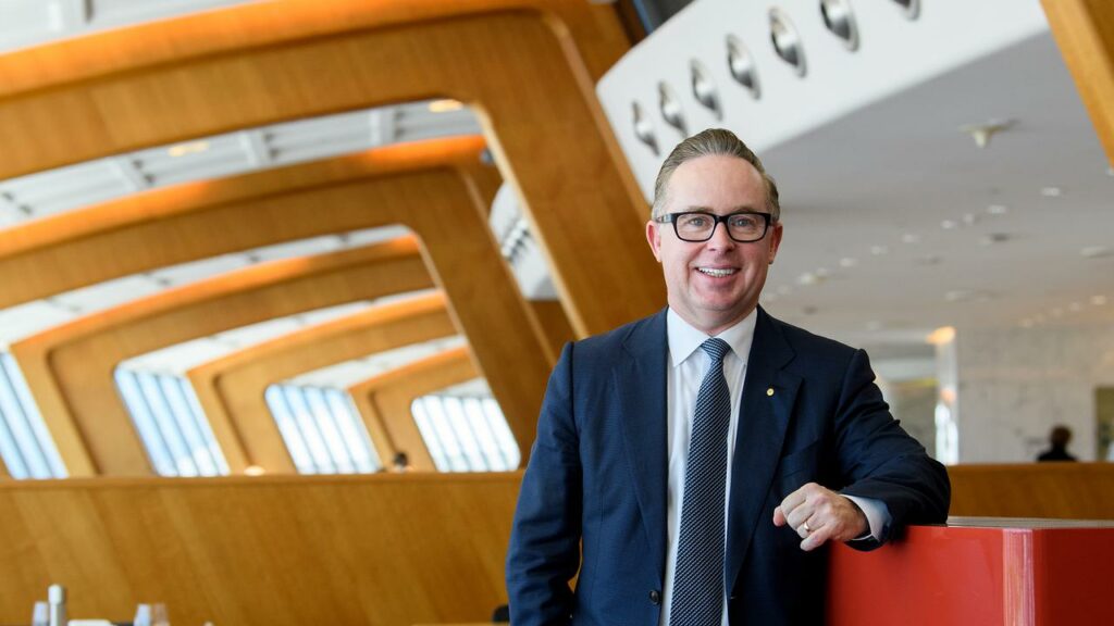 Alan Joyce has announced the national carrier has finally returned to profit after the pandemic.