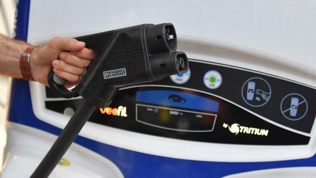 Seven new public chargers are being installed in shopping areas around Melbourne.
