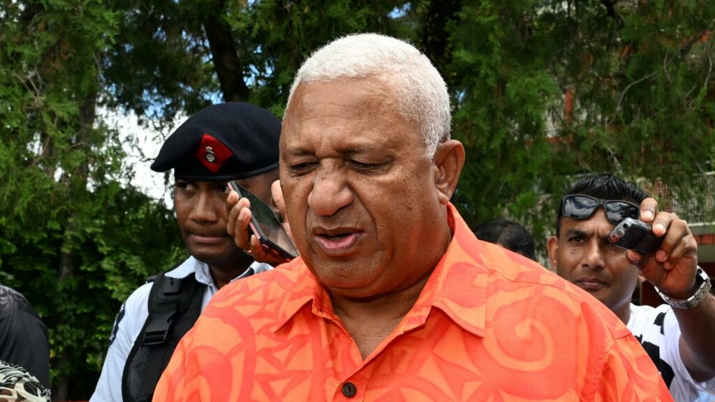 Frank Bainimarama ruled Fiji for 16 years after seizing power in a military coup.
