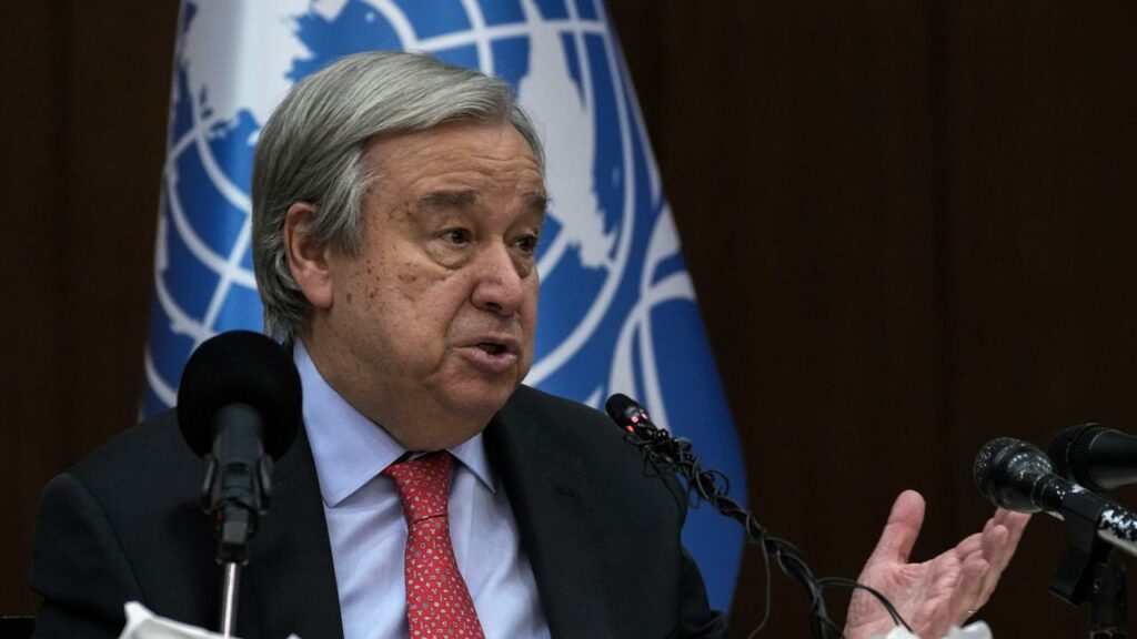 United Nations secretary-general Antonio Guterres hopes to extend a Ukraine grain export deal.