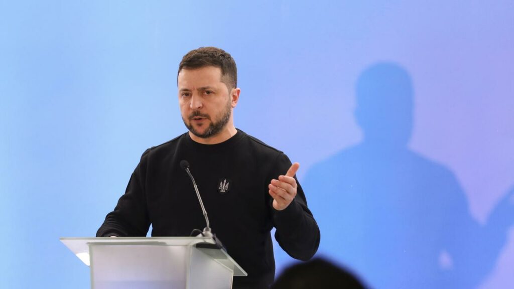 Ukrainian President Volodymyr Zelenskiy says the country’s military will continue to defend Bakhmut.
