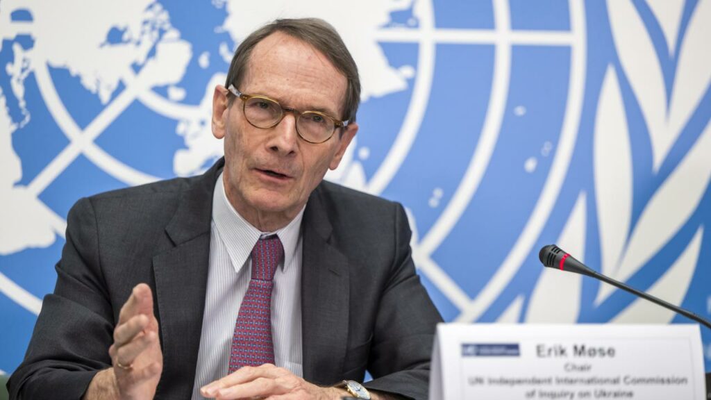 Independent International Commission of Inquiry on Ukraine chair Erik Møse has presented results.