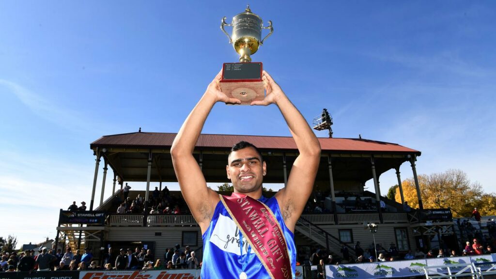 The 2019 winner Dhruv Rodrigues Chico is in the frame to claim a second Stawell Gift crown.