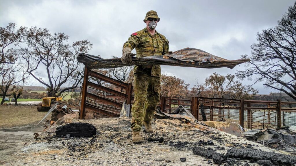 Defence force personnel have increasingly been called on to respond to natural disasters.