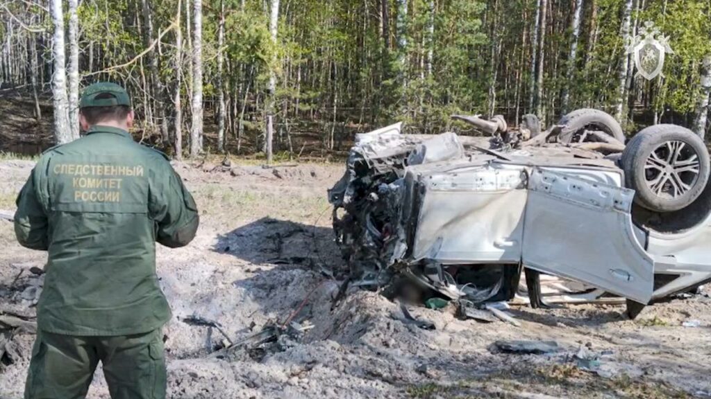 Russian investigators say they are questioning a suspect after an attack on Zakhar Prilepin’s car.