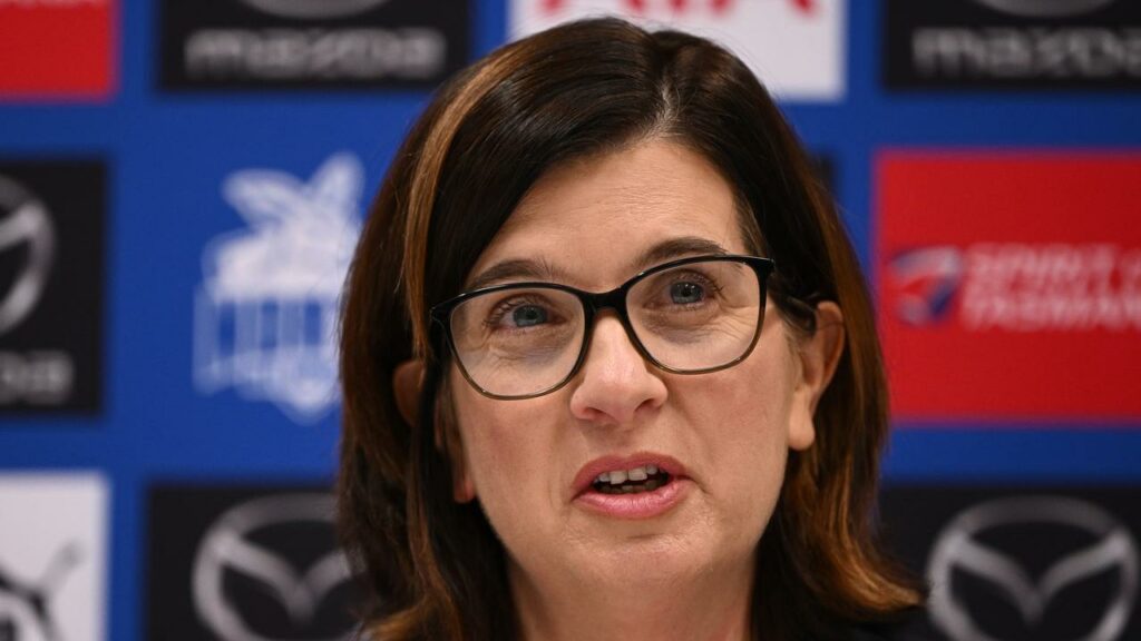 North Melbourne president Sonja Hood says Hawthorn’s initial handling of racism claims was “poor”.