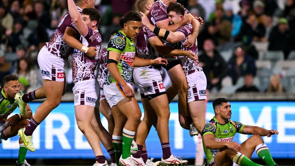 Ricky Stuart has challenged his Raiders to bounce back from their Manly flogging against Souths.