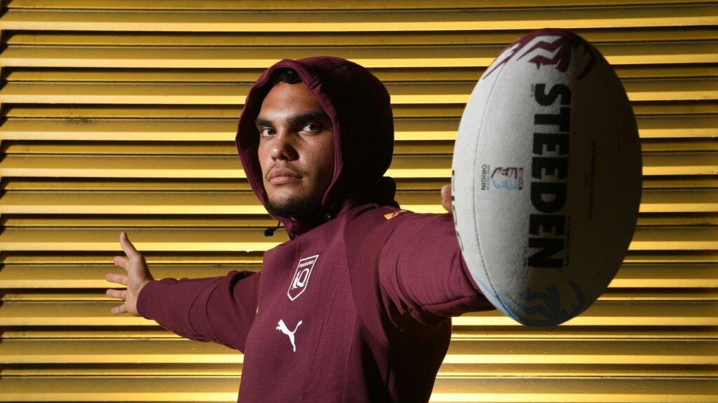 Queensland winger Xavier Coates is preparing to leap into action against NSW in Origin II.