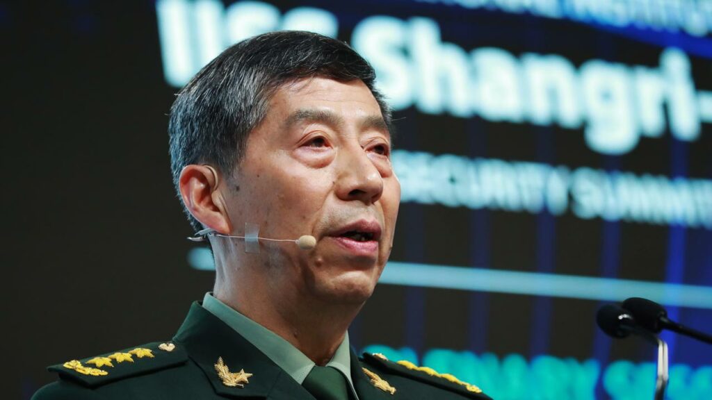 Chinese Defence Minister Li Shangfu has warned that “some countries” are intensifying an arms race.