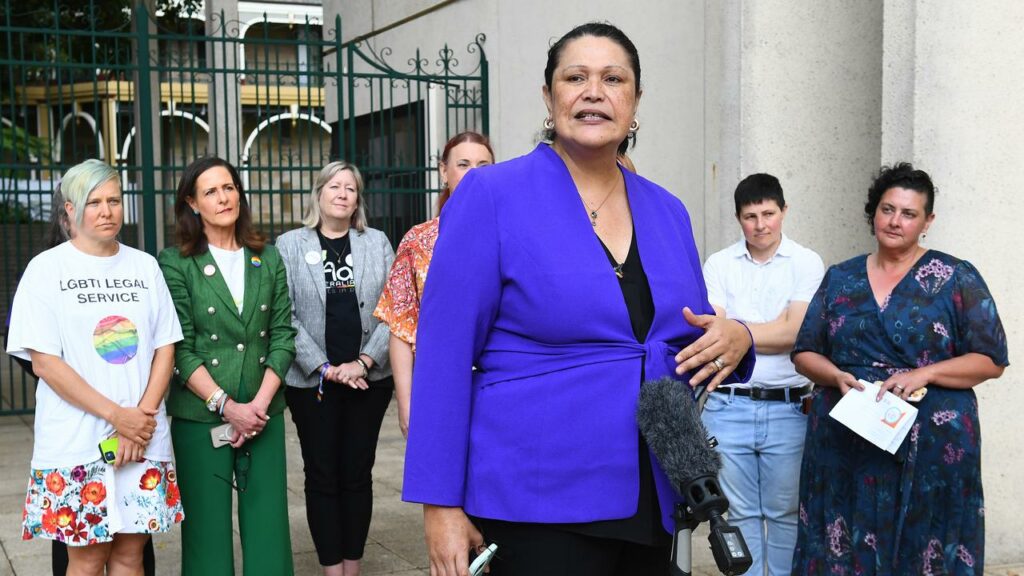 Ymania Brown says the laws are a life-changing moment for trans and gender-diverse Queenslanders.