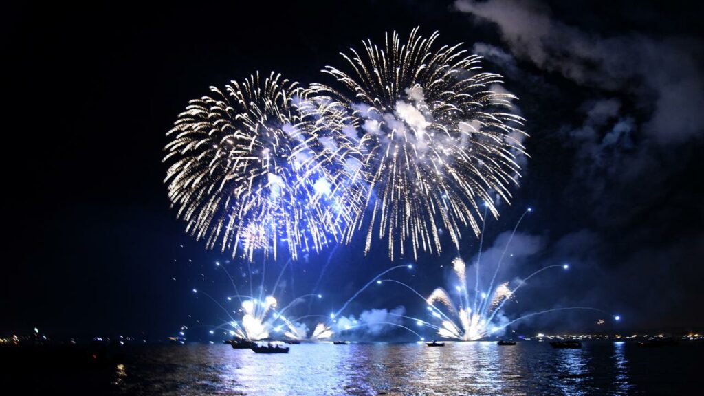 Fireworks are part of the celebration of Territory Day in the NT.