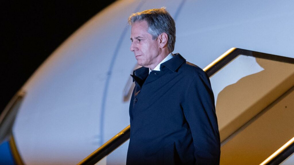 US Secretary of State Antony Blinken (pictured) and Defense Secretary Lloyd Austin are in Brisbane.