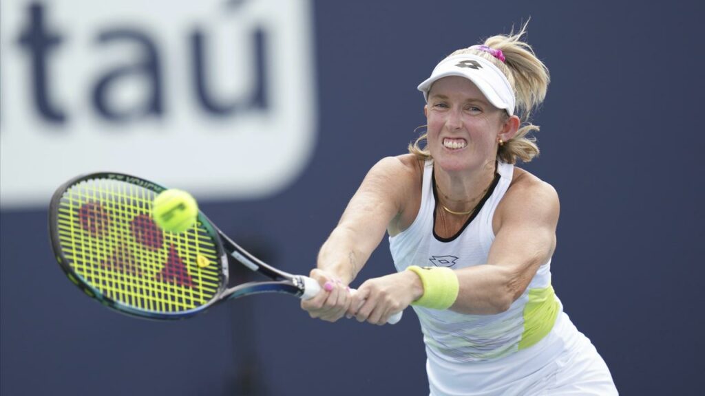 Australian Storm Hunter has reached the women’s doubles final with Elise Mertens at Wimbledon.