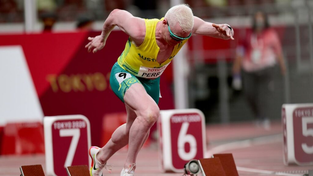 Sprint star Chad Perris missed a para world championship medal by just one hundredth of a second.