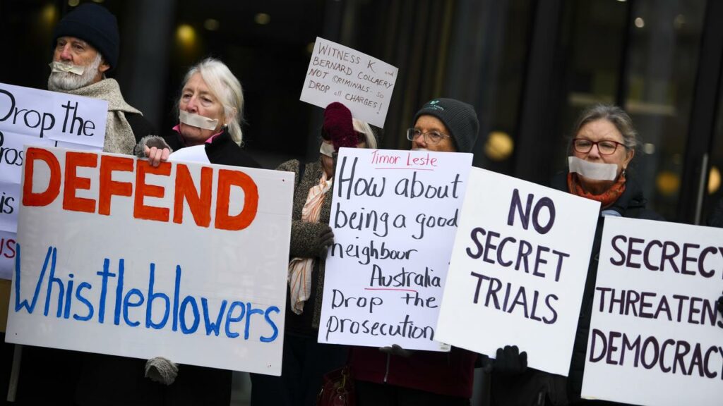 An inquiry into Australian laws allowing secret trials has heard they are necessary in some cases.