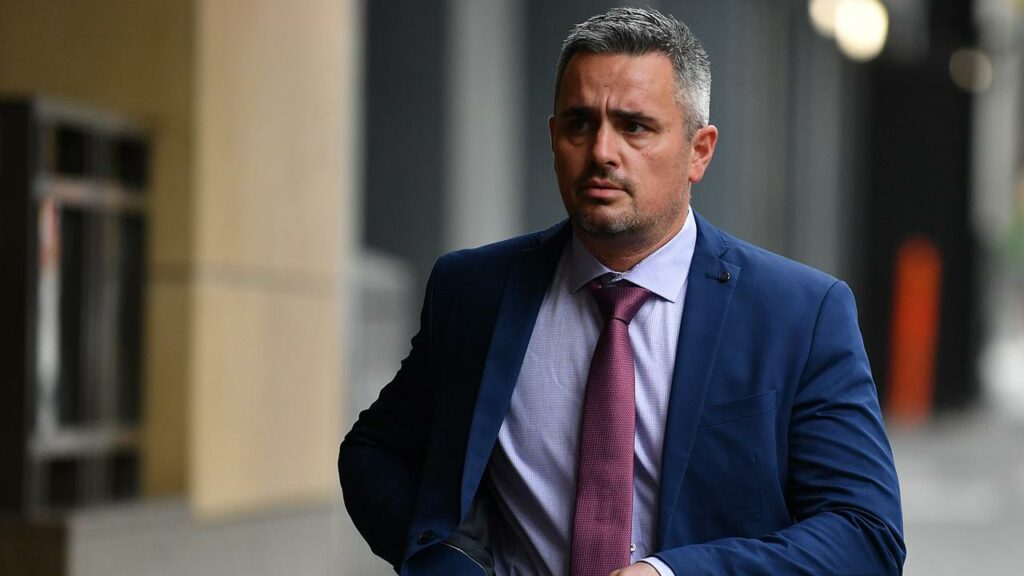 Police officer Murray Gentner was sacked on Monday following an internal disciplinary hearing.