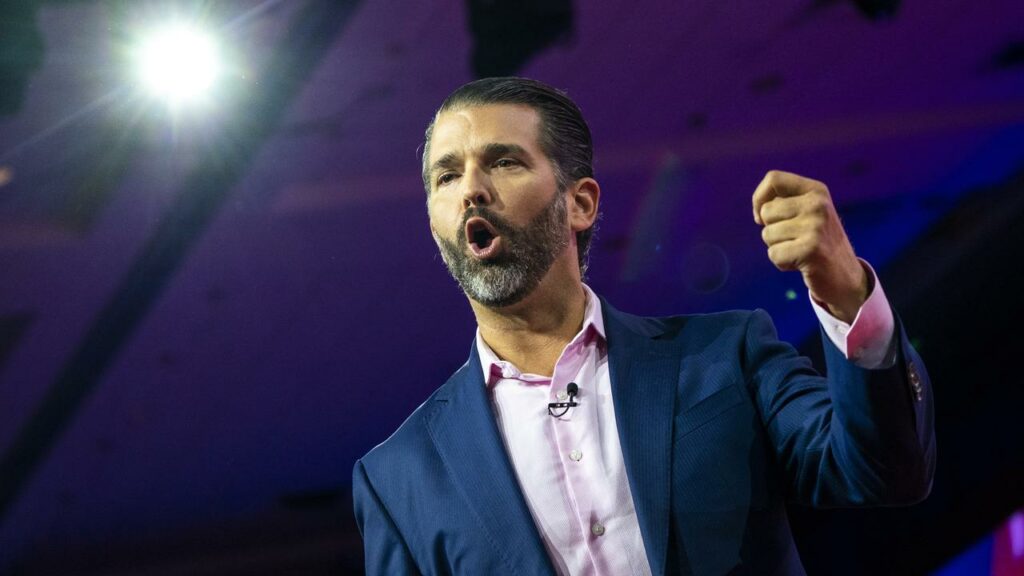 A speaking tour of Australia by Donald Trump Jr has been cancelled.