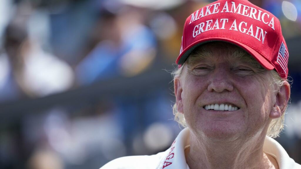 Donald Trump is the clear front-runner in the 2024 Republican presidential nomination race.