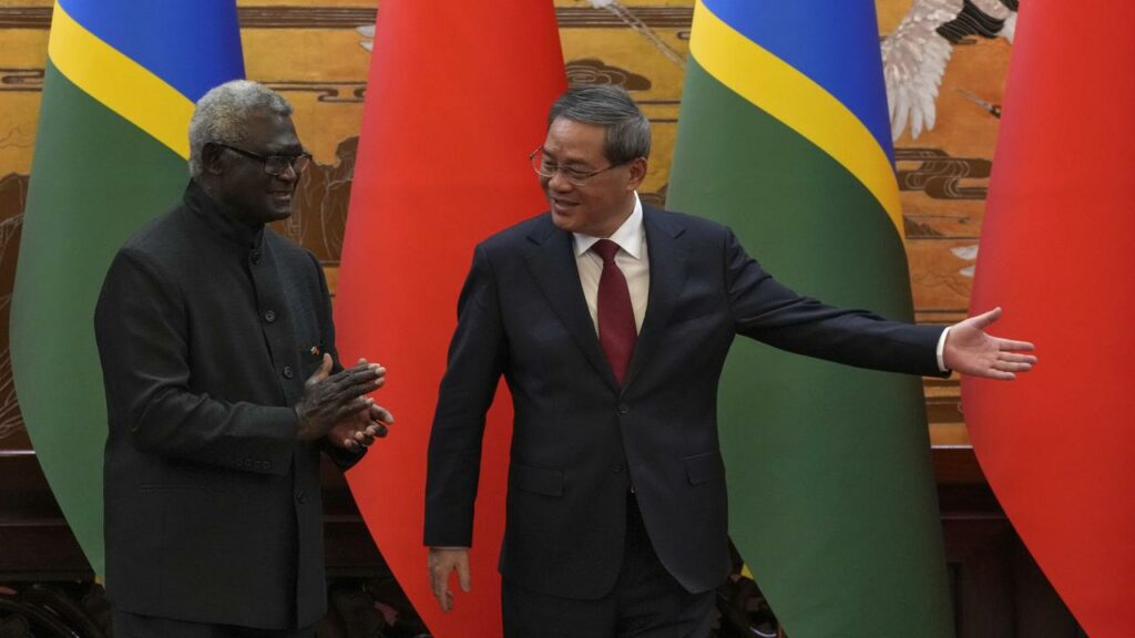 Solomon Islands leader Manasseh Sogavare has received a warm welcome in China.