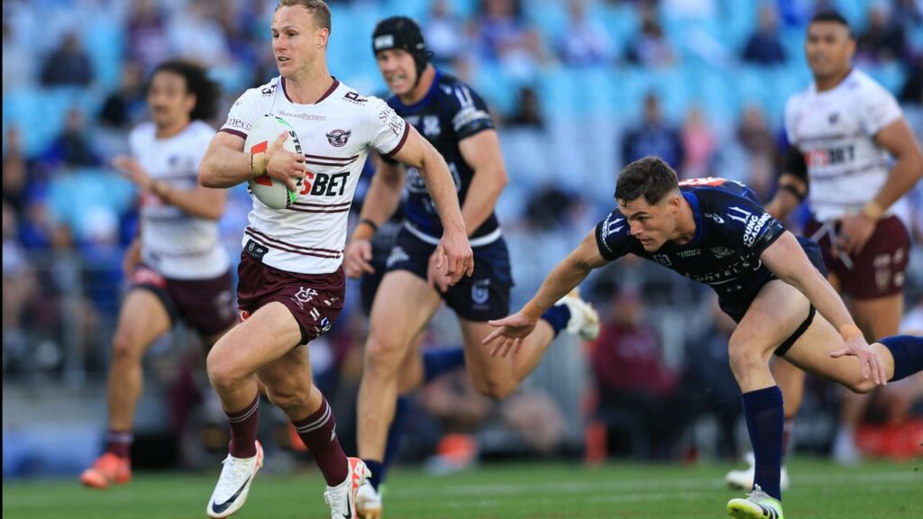 Inspirational skipper Daly Cherry-Evans has led Manly to a 42-24 NRL win over Canterbury.