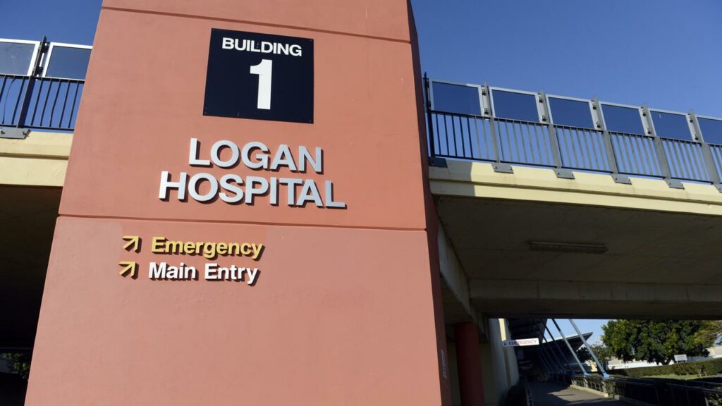 A man has died in the Logan Hospital after suffering a medical episode while in police custody.
