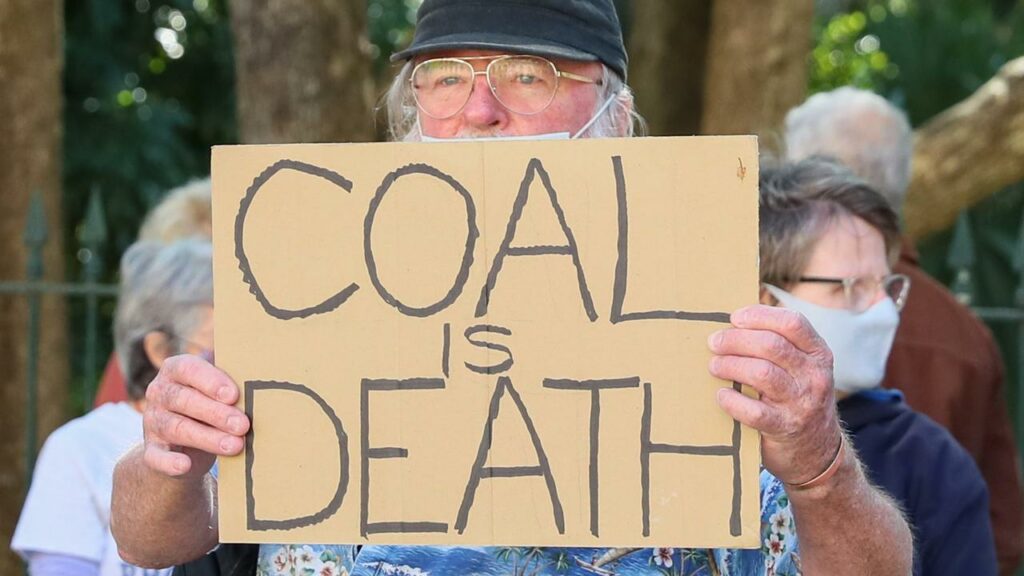 Bushfire survivors want a pause on the approval of new coal and gas projects.