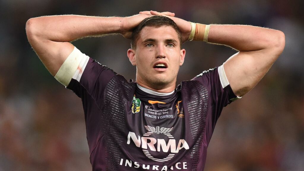 Corey Oates, reacting to Brisbane’s 2015 grand-final loss here, hopes to go one better in 2023.