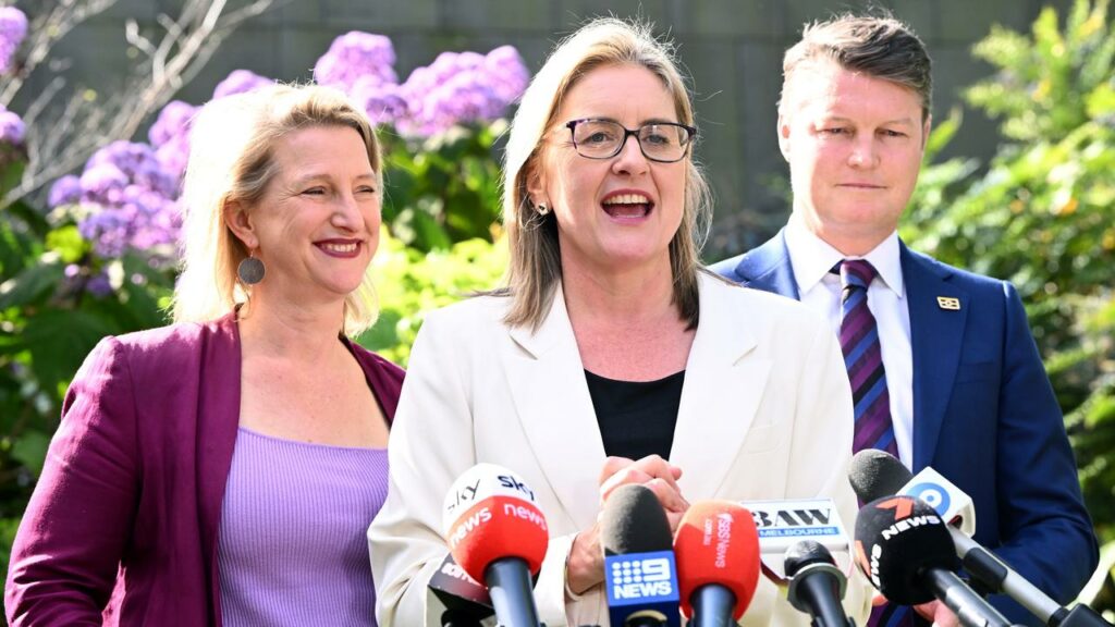 Vicki Ward takes Daniel Andrews’ seat, Jacinta Allen will become premier and Ben Carroll her deputy.