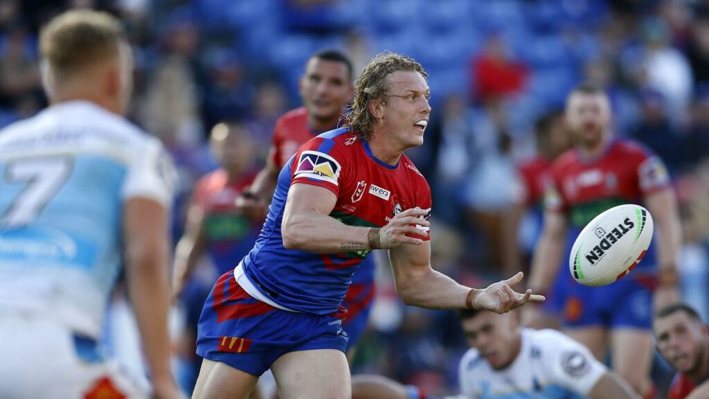 Phoenix Crossland has enjoyed a breakout season at hooker for in-form Newcastle.