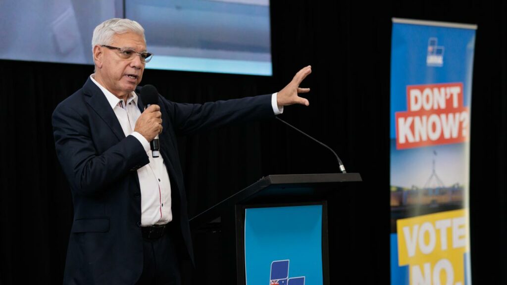 Warren Mundine is urging Australians to vote ‘no’ in the voice referendum.