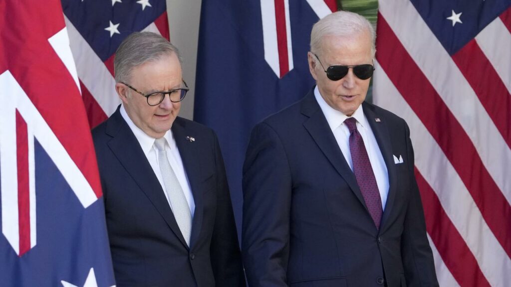 Us President Joe Biden repeatedly urged Anthony Albanese to be wary of China.