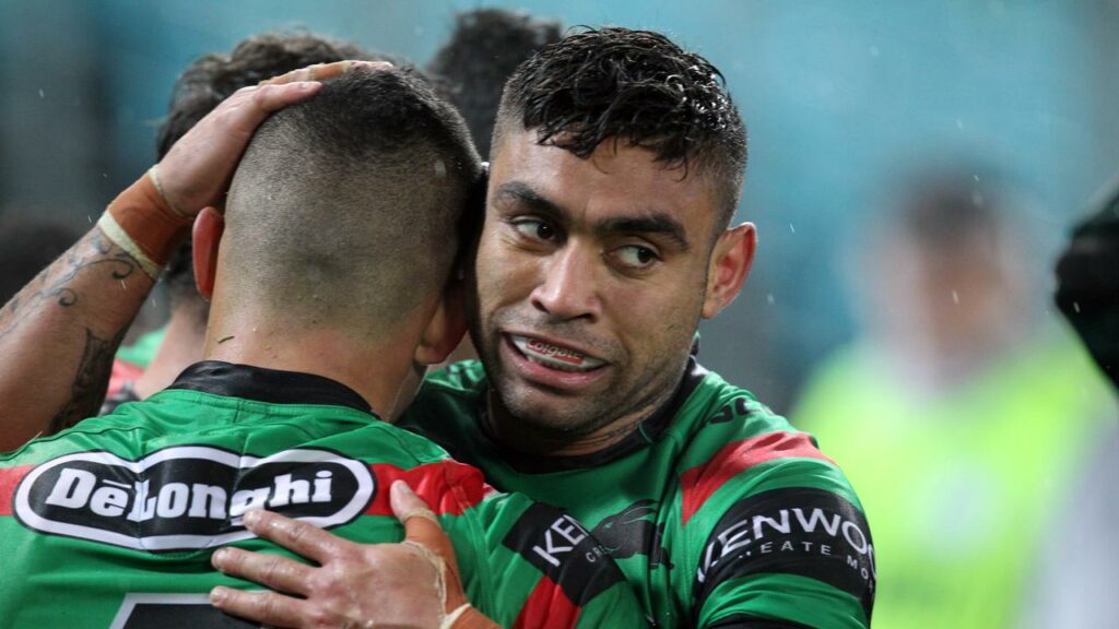 Former Rabbitohs winger Nathan Merritt is making steady progress in hospital, his sister says.