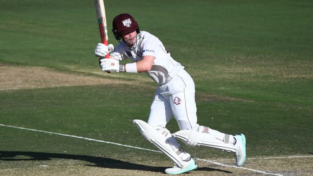 Jimmy Pierson is 51 not out after day 3 as Queensland battle to salvage a shield draw against NSW.