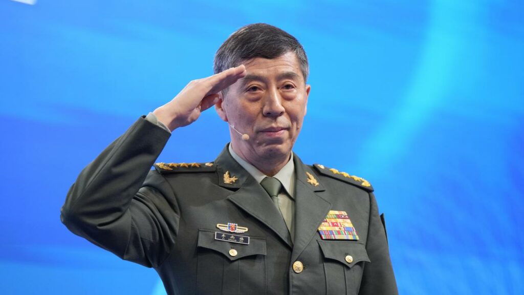 Chinese Defence Minister Li Shangfu has been removed from his position.