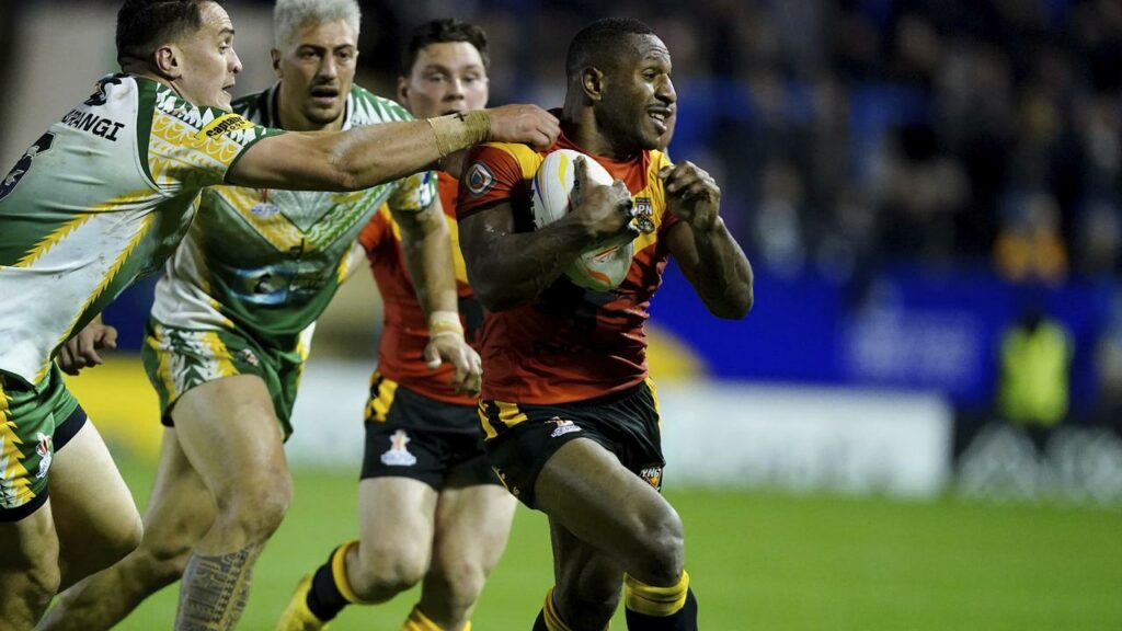 Papau New Guinea’s Edwin Ipape has led the Kumuls to a 32-12 Pacific Bowl Final win over Fiji.